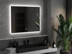 Mexen Sun, LED kúpeľňové zrkadlo s podsvietením 100x80 cm, 6000K, ochrana proti zahmlievaniu, 9807-100-080-611-00