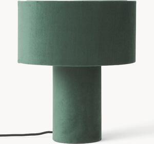 Zamatová stolová lampa Ron