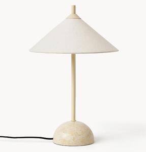 Stolová lampa s mramorovým podstavcom Vica