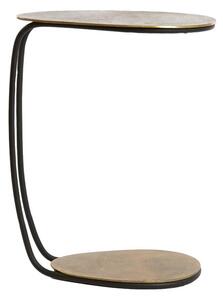 Kovový odkladací stolík 27x43 cm Marsh – Light & Living