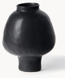 Ručne vyrobená váza z kameniny Saki, V 32 cm