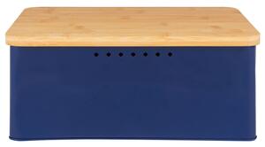 Ernesto® Chlebník s bambusovým uzáverom (modrá) (100348364)