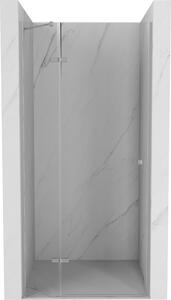MEXEN - Roma dvere sprchové krídlové, 80 cm, transparentné - chróm - 854-080-000-01-00