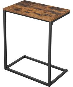 Príručný stolík, stolík na notebook, rustikálny hnedý | VASAGLE