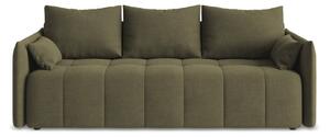 Khaki rozkladacia/s úložným priestorom pohovka 225 cm Moku – Makamii