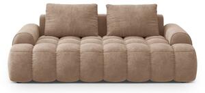 Svetlohnedá zamatová pohovka 200 cm Linz – Cosmopolitan Design