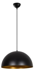 Čierne závesné svietidlo s kovovým tienidlom ø 40 cm Coppa – Opviq lights