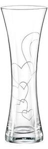 Crystalex dekorovaná váza Love 19,5 cm 1KS