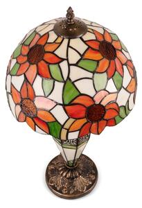 Brilagi - Tiffany vitrážová stolná lampa SUNFLOWER 1xE27/60W/230V + 1xE14/40W
