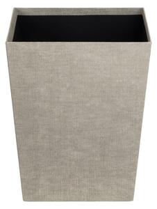 Béžový kancelársky odpadkový kôš Sofia Canvas Paper Laminate – Bigso