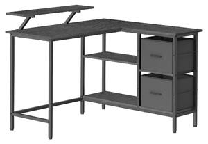 ROHOVÝ PÍSACÍ STÔL, čierna, 115/105/89 cm Boxxx - Online Only kancelárie, Online Only