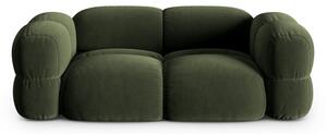Zelená zamatová pohovka 210 cm Loretto – Cosmopolitan Design