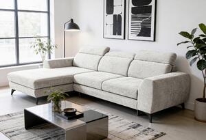 ROHOVÁ SEDAČKA, textil, slonovinová Livetastic - Sedačky, Online Only