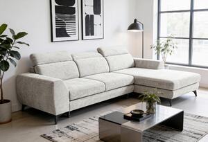ROHOVÁ SEDAČKA, textil, slonovinová Livetastic - Sedačky, Online Only