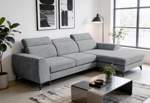 ROHOVÁ SEDAČKA, textil, antracitová MID.YOU - Sedačky, Online Only