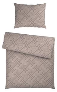 POSTEĽNÁ BIELIZEŇ satén taupe 140/200 cm Ambia Home - Obliečky & plachty