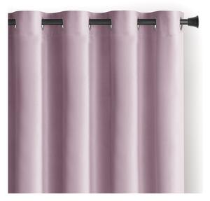Svetloružový zamatový dimout záves 140x245 cm Eyelets – Restilo