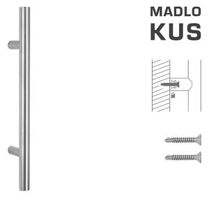 MP MADLO kód K00 Ø 30 mm ST - ks (BN - Brúsená nerez), Délka 500 mm300 mmØ 30 mm, MP BN (brúsená nerez)
