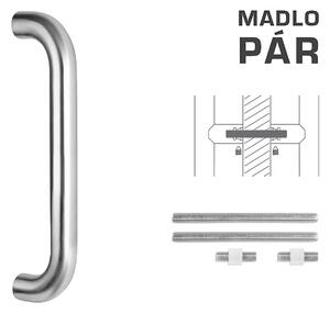 DVERNÉ MADLO MP K01 Ø 32 mm UN - pár (BN - Brúsená nerez), MP BN (brúsená nerez)