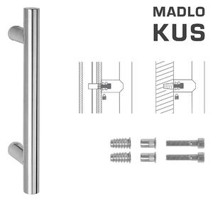 MP MADLO kód K00 Ø 25 mm SP - ks (BN - Brúsená nerez), Délka 300 mm200 mmØ 25 mm
