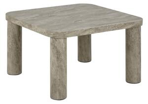 Svetlosivý konferenčný stolík v dekore mramoru 60x60 cm Solano – Actona