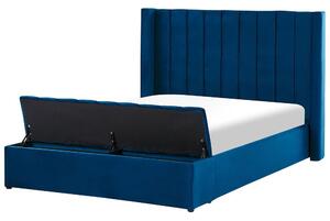 Manželská posteľ 140 cm Noya (modrá). Vlastná spoľahlivá doprava až k Vám domov. 1081733
