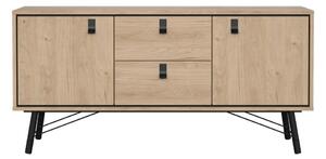 Komoda v dekore duba v prírodnej farbe 150x72x40 cm Ry – Tvilum