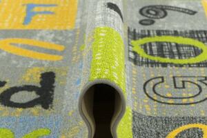 Detský metrážny koberec Blackboard potlač