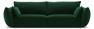 Tmavozelená zamatová pohovka 208 cm Vanda – Mazzini Sofas