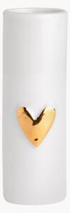 Malá porcelánová váza Heart, 2 ks