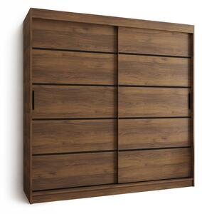 Šatníková skriňa Rubino V1 200x200x62 - orech warmia