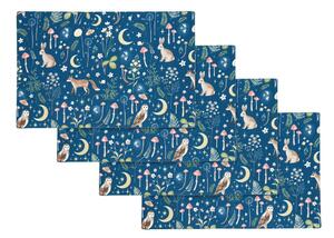 Bavlnené prestieranie v súprave 4 ks 30x46 cm Enchanted Twilight Animals – Catherine Lansfield