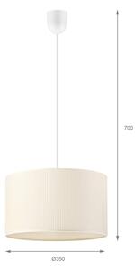 BRILAGI - Závesný luster na lanku SIRIJA MODERN 1xE27/60W/230V pr. 35 cm krémový
