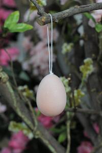 Ružové závesné veľkonočné vajíčko 6cm