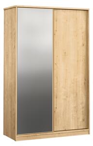 Cilek Skriňa s posuvnými dverami a zrkadlom Mocha