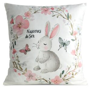 VEĽKONOČNÁ DEKORAČNÁ OBLIEČKA NA VANKÚŠ CONY1 45X45 CM VZOROVANÁ