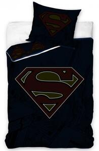TipTrade Bavlnené obliečky so svietiacim efektom 140x200 + 70x90 cm - Superman