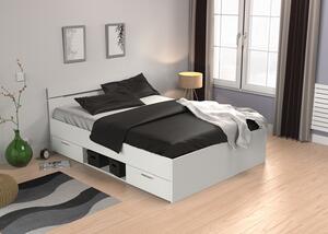Idea Multifunkčná posteľ 140x200 MICHIGAN perleťovo biela