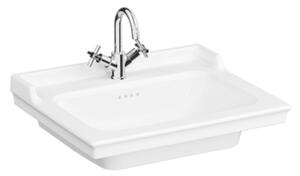 Umývadlo VitrA Ricordi 65x53 cm otvor pre batériu uprostred 7801-003-0001
