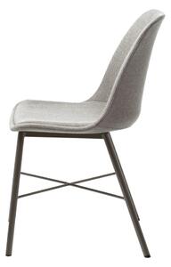 Svetlosivá jedálenská stolička Whistler – Unique Furniture