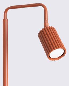 Sollux SL.2023 - Stojacia lampa KARBON 1xGU10/10W/230V oranžová