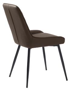 Tmavohnedá jedálenská stolička Milton – Unique Furniture