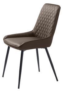 Tmavohnedá jedálenská stolička Milton – Unique Furniture