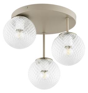 Brilagi - Prisadený luster STELLA 3xE27/60W/230V béžová/zlatá