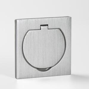 Brilagi - Vstavaná kuchynská zásuvka INBOX IP55 matný chróm štvorcová
