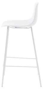 Biela plastová barová stolička 92,5 cm Whitby – Unique Furniture