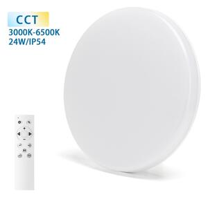 Aigostar - LED kúpeľňové stropné svietidlo LED/24W/230V 3000K-6500K IP54 + diaľkové ovládanie