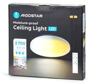 Aigostar - LED kúpeľňové stropné svietidlo LED/24W/230V 3000K-6500K IP54 + diaľkové ovládanie
