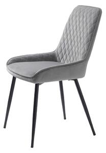Sivá jedálenská stolička Milton – Unique Furniture