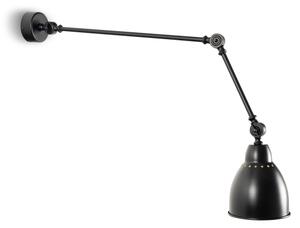Brilagi - Nástenná lampa QUILL 1xE27/40W/230V 83 cm čierna
